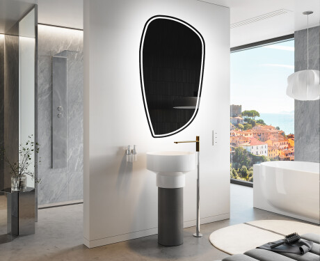 Irregular Mirror LED Lighted decorative design I223 #9