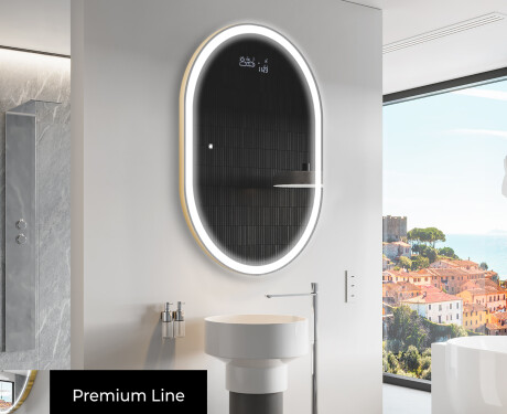 Backlit LED Bathroom Mirror L230 #4