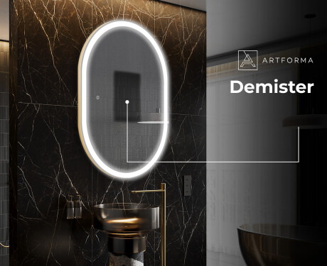 Backlit LED Bathroom Mirror L230 #8