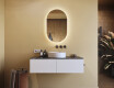 Backlit LED Bathroom Mirror 50x80cm with cool LED color 7000K, warm color 3000K, or neutral color 4500K #8