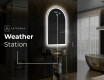 Irregular Mirror LED Lighted decorative design Y222 #6