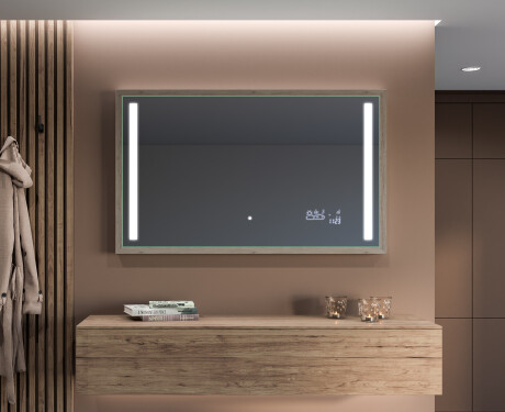 Rectangular Bathroom Mirror With LED Light FrameLine L02 #12