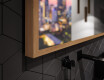 Rectangular Bathroom Mirror With LED Light FrameLine L12 #3