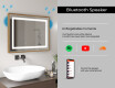 Rectangular Bathroom Mirror With LED Light FrameLine L15 #11