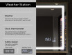 Rectangular Bathroom Mirror With LED Light FrameLine L15 #8