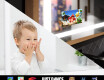 Rectangular Bathroom Mirror With LED Light FrameLine L15 #9