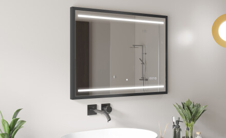 Rectangular Bathroom Mirror With LED Light FrameLine L23