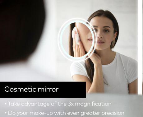 Rectangular Bathroom Mirror With LED Light FrameLine L49 #10