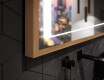 Rectangular Bathroom Mirror With LED Light FrameLine L61 #3