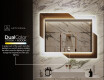 Designer Backlit LED Bathroom Mirror - Retro #11