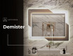 Designer Backlit LED Bathroom Mirror - Retro #8