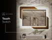 Designer Backlit LED Bathroom Mirror - Retro #9