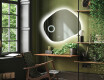 Wall asymmetrical mirror with lights LED R221 #3