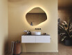 Bathroom mirror with lighting, dual color, touch switch, heating mat #9