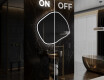 Irregular Mirror LED Lighted decorative design R223 #3