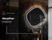 Irregular Mirror LED Lighted decorative design R223 #7