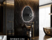 Irregular Mirror LED Lighted decorative design SF223 #3