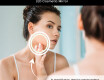 Smart LED Bathroom Mirror with Displine Apple L01 Frame #6