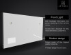 SMART Illuminated Bathroom Mirror L49 Apple #5