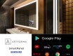 Bathroom LED Lighted Mirror SMART L57 Samsung #2
