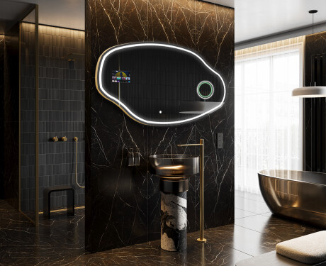 LED Illuminated Irregular Mirorr SMART O223 Google #8