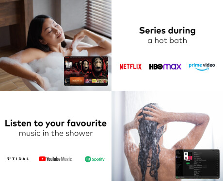 Semi-Circular Magic Mirror LED Lighted A222 Google #3