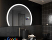 SMART Semi-Circular Bathroom Mirror LED W222 Google