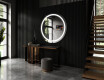 Round Magic Mirror LED Lighted L33 Samsung #4