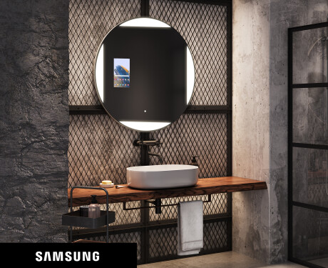 SMART Round Bathroom Mirror LED L116 Samsung
