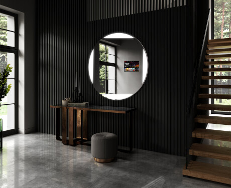SMART Round Bathroom Mirror LED L116 Samsung #5