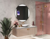 SMART Round Bathroom Mirror LED L116 Samsung #11