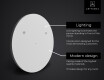 LED Illuminated Round Mirorr SMART L153 Samsung #2
