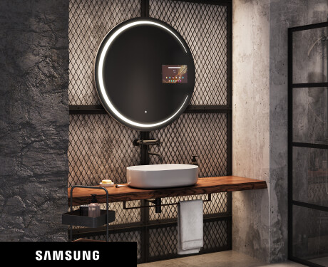 SMART Round Bathroom Mirror LED L156 Samsung