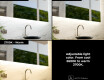 Smart Rounded LED Bathroom Mirror SmartScreen 21.5” #4