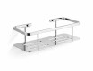 Ciseán – seilf seomra folctha 25x11x7 / cruach snasta