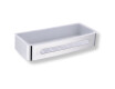 Ciseán 29x12x5.5 / cruach snasta / ionsáite plaisteach bán
