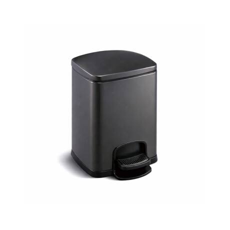 Bosca bruscair cosánach dronuilleogach den scoth, 5 L, dúnadh bog / dubh neamhlonrach #1