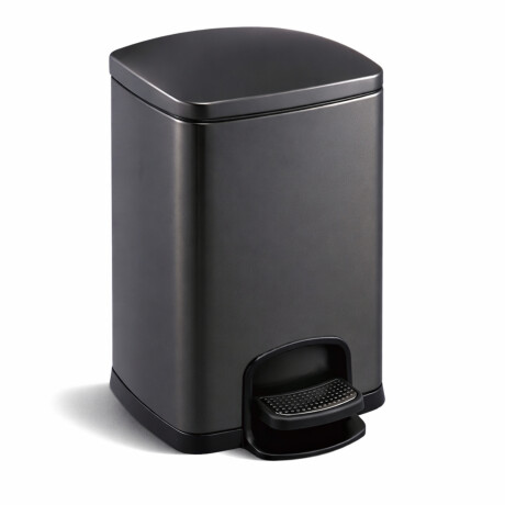 Bosca bruscair cosánach préimhe dronuilleogach, 20 L, dúnadh bog / dubh neamhlonrach #1