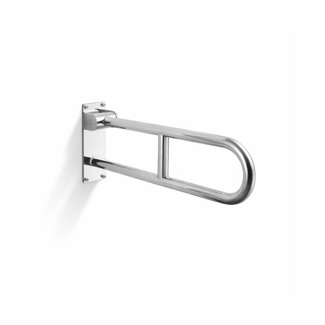 Taca-láimhe do dhaoine faoi mhíchumas, Ø32, cuartha, claonta, CAIGHDEÁNACH – 60 cm / cruach dhosmálta snasta #1