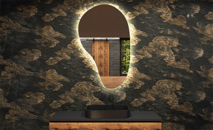 Irregular Mirror LED Lighted decorative design S221