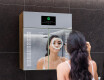 Smart LED Illuminated Mirror Cabinet - L55 Sarah 66,5 x 72cm #8