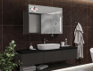Smart LED Illuminated Mirror Cabinet - L02 Sarah 100 x 72cm #11