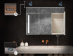 LED Illuminated Mirror Cabinet - L02 Emily 100 x 72cm #6