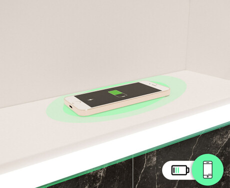 LED Bathroom Cabinet Lily - 2-door 100 x 72,5cm #10