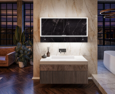 LED Bathroom Cabinet Lily - 2-door 100 x 72,5cm #12