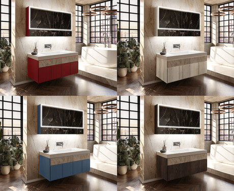 LED Bathroom Cabinet Lily - 2-door 100 x 72,5cm #4