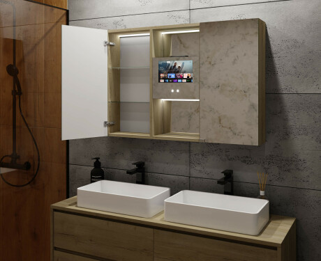 Bathroom LED Cabinet - Lisa 100 x 70cm