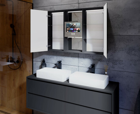 Bathroom LED Cabinet - Lisa 100 x 70cm #11