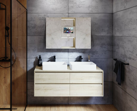 Bathroom LED Cabinet - Lisa 100 x 70cm #12