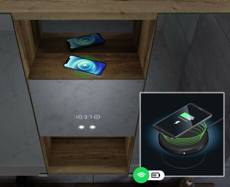 Bathroom LED Cabinet - Lisa 100 x 70cm #9